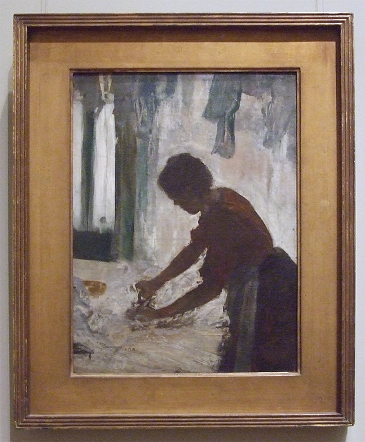 Woman Ironing by Degas in the Metropolitan Museum of Art, May 2011