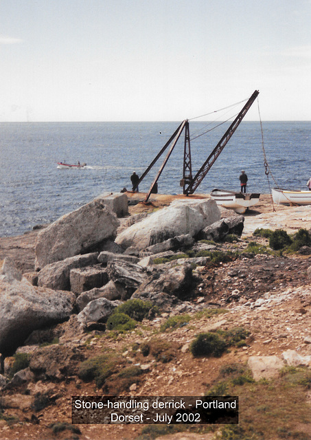 Portland stone derrick July 2002