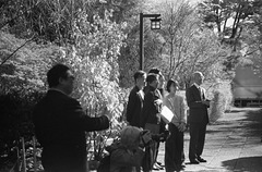 Family event at a temple