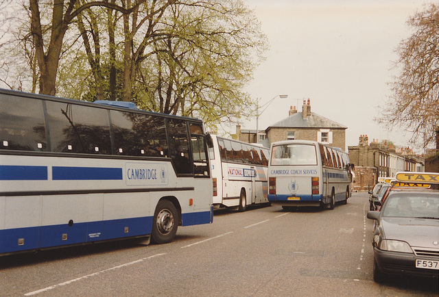Cambridge Coach Services coaches in Cambridge - 19 Apr 1994