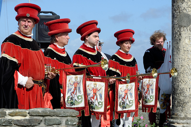 De rouges trompettistes