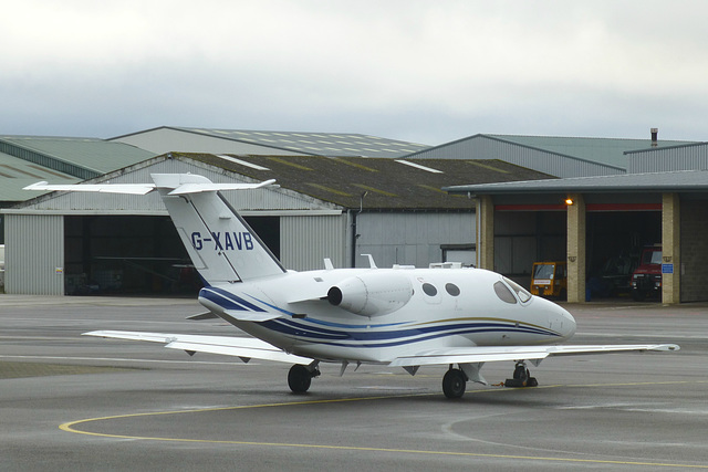 G-XAVB at Gloucestershire Airport - 1 December 2018