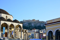 Athens 2020 – View of the Acropolis from Monastiraki