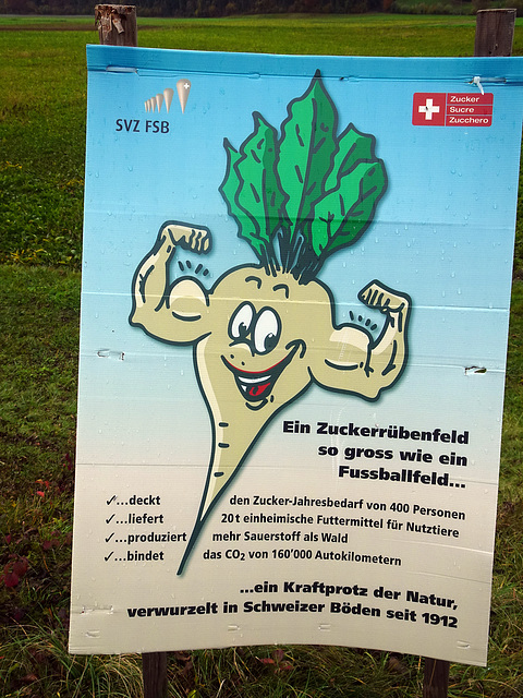 Werbung für unseren Bauernstand