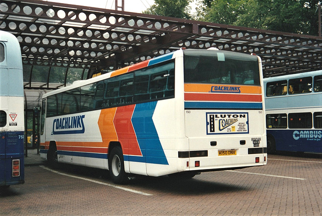 Stagecoach United Counties 150 (K150 DNV) in Cambridge – 1 Aug 1994 (233-13)