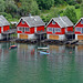 #35 Red houses in  Flåm -  CWP - Contest Without Prize