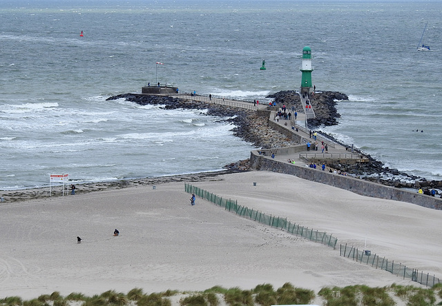 Hafeneinfahrt Warnemünde