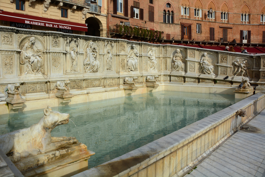 Italy, Siena, Fonte Gaia