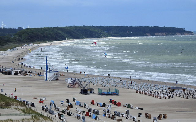 Stürmische Warnemünder Bucht