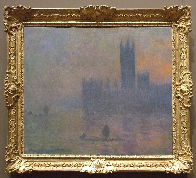 The Houses of Parliament: Effect of Fog by Monet in the Metropolitan Museum of Art, May 2011