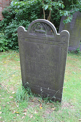 Memorial to Daniel Tilley, All Saints Churchyard, Lubenham, Leicestershire