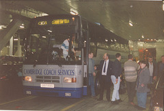 Cambridge Coach Services G97 RGG on board 'Stena Explorer' - 11 May 1996