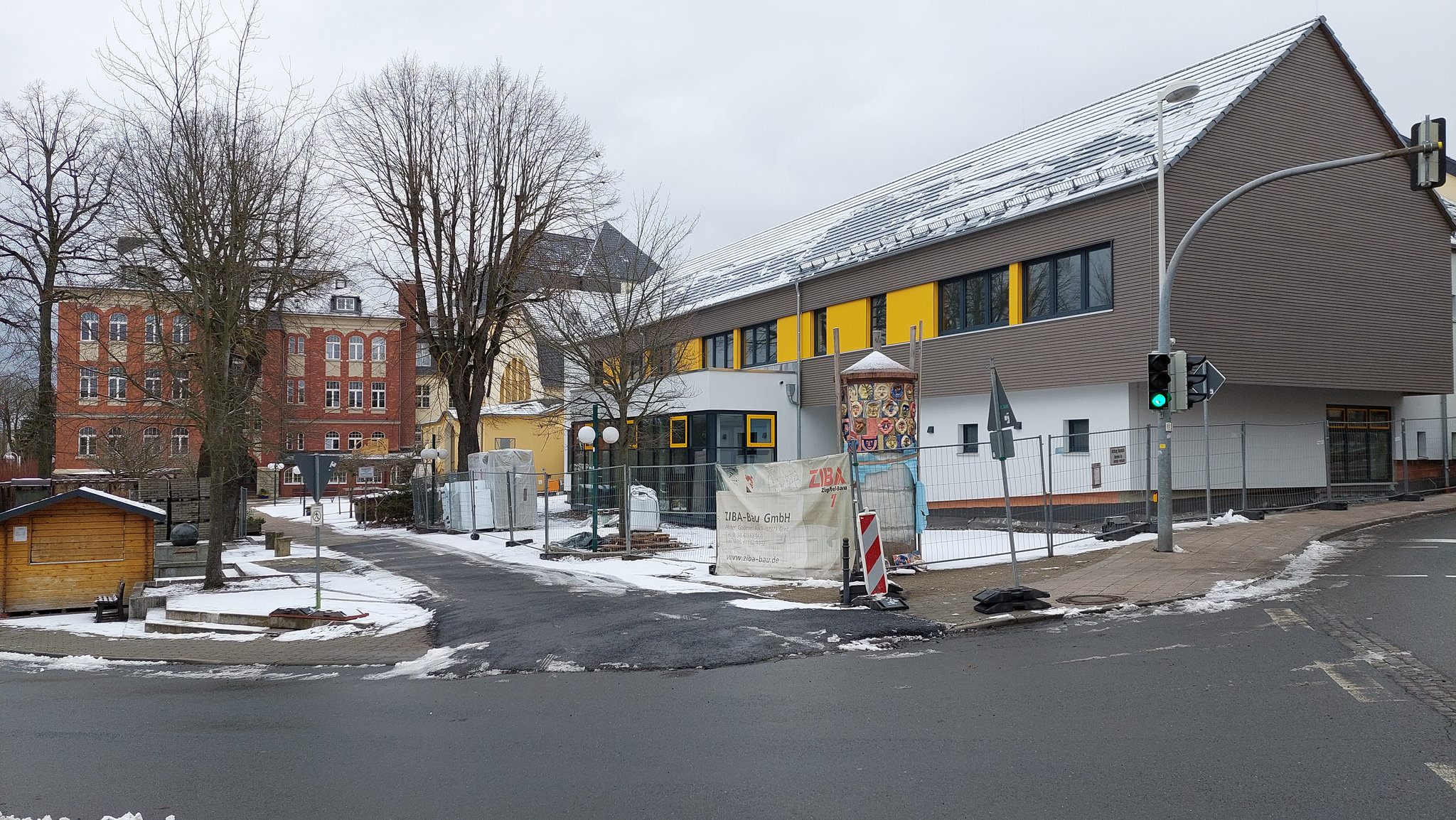 Der ganze Schulkomplex - Goetheschule in Schleiz