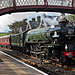 Peppercorn class A1 60163 TORNADO at Kirkby Stephen with 1Z18 16.58 Carlisle - Leicester The Pennine Explorer 22th May 2021.