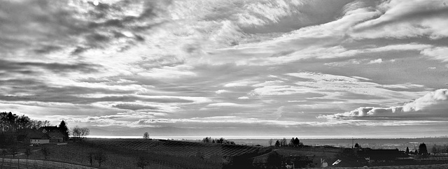 Wolken über dem Bodensee