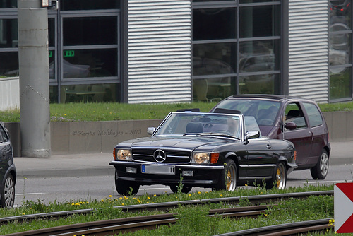 Alter Mercedes Cabrio