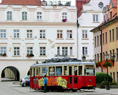 Souvenirladen in der Straßenbahn in Hirschberg - Jelenia Góra