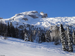 Piz de Lec dalla pista Boè