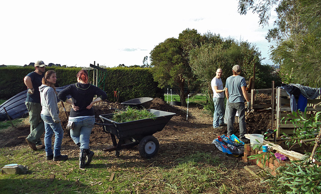 our weekend team of willing workers