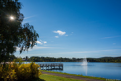 am Nyborgstjärnen in Arvidsjaur (© Buelipix)