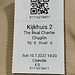 Ticket for The Real Charly Chaplin