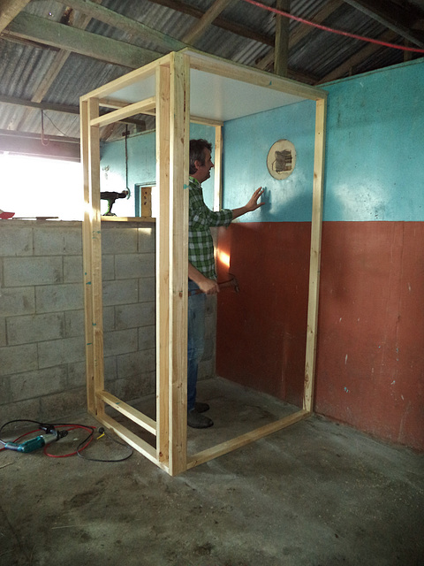 building a cage for the charcuterie