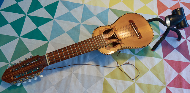 Charango exposed to different light