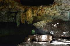 Mexico, In the Eastern Hall of the Cenotes of Hacienda Mucuyche