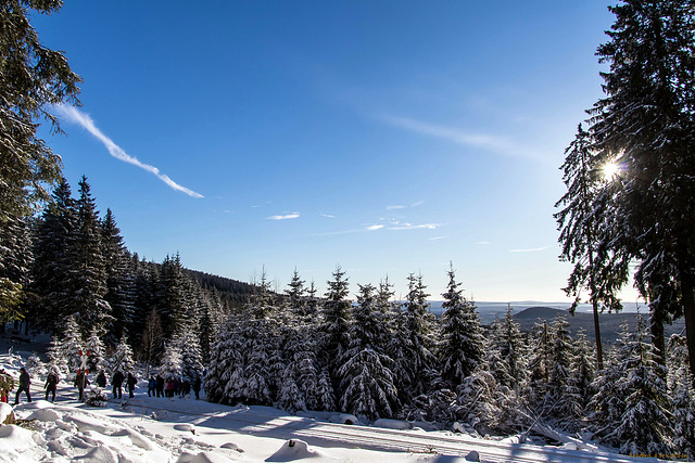 Bilderbuchwetter und Massenansturm