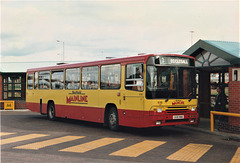 South Yorkshire Transport (Mainline) 616 (G616 NWA) in Sheffield bus station – 22 Mar 1992 (158-12)