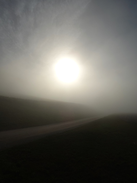 Bald bricht die Sonne durch den Herbstnebel