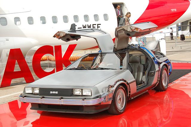 retour vers le futur avec la Delorean