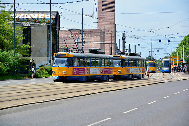 Leipzig 2017 – Tatra T4D trams