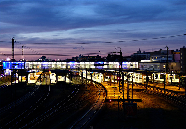 17 Uhr 20 ab Heidelberg