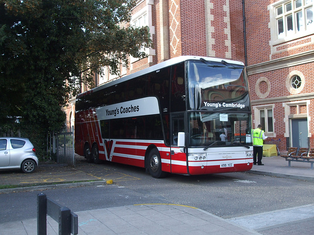 DSCF9554 Youngs Coaches K99 YCC (WA08 APF) at Bury St. Edmunds - 2 Sep 2017