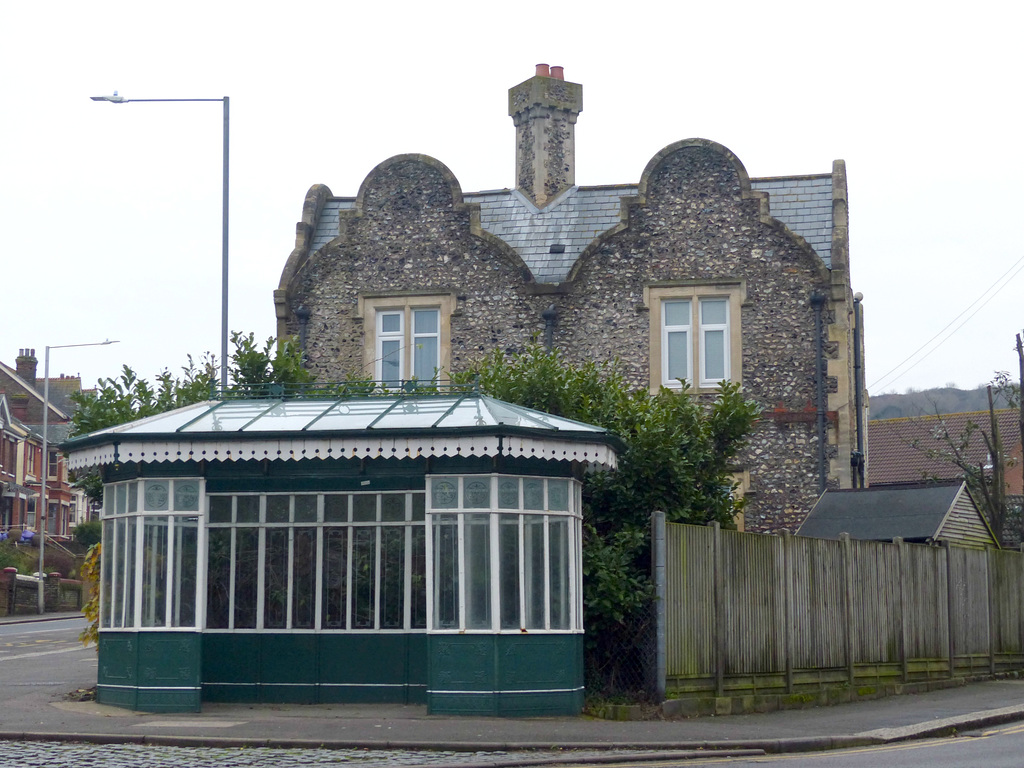 Preserved Bus Shelter, Dover - 28 December 2018