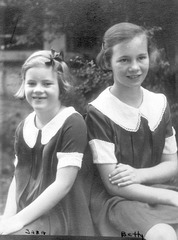 Sara and Betty Parkes, c. 1933