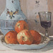 Detail of Still Life with Apples and a Pitcher by Pissarro in the Metropolitan Museum of Art, May 2011