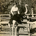 Woman at the Cawston Ostrich Farm, South Pasadena, Calif.