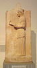 Grave Stele of Amphotto from Pyri in the National Archaeological Museum in Athens, May 2014