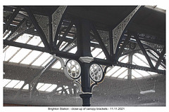 Brighton Station canopy brackets 11 11 2021