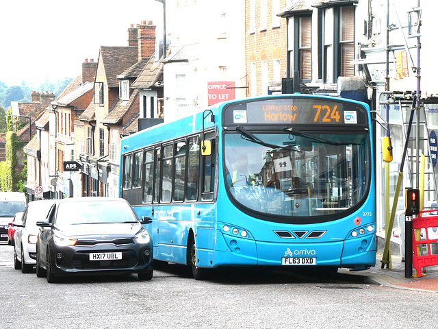Arriva 3773 (FL63 DXD) in St. Albans - 8 Sep 2023 (P1160341)