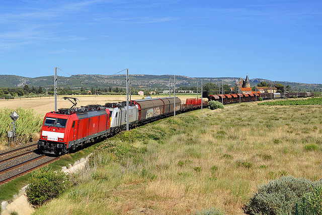 Duo de Traxx dans le Narbonnais