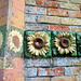Sunflower tile detail