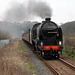 S.R. class V Schools 4-4-0 926(BR 30926) REPTON with the 14.00 Whitby - Pickering approaching Ruswarp station 14th April 2018