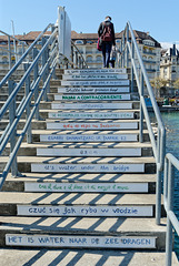 L'escalier polyglott (Bains des Pâquis/retour)