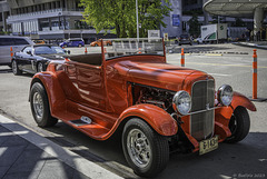 auf den Strassen von Vancouver ... Ford Coupe 1937 - Replica (mit Chevy-Motor ;-) (© Buelipix)