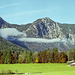 Herbstnebel in den Bergen