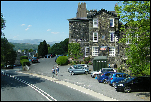 view from the Windermere Hotel