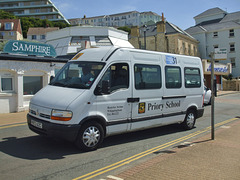 DSCF8825 Priory School, Isle of Wight HX53 AZC on public bus service 31 in Ventnor - 7 Jul 2017